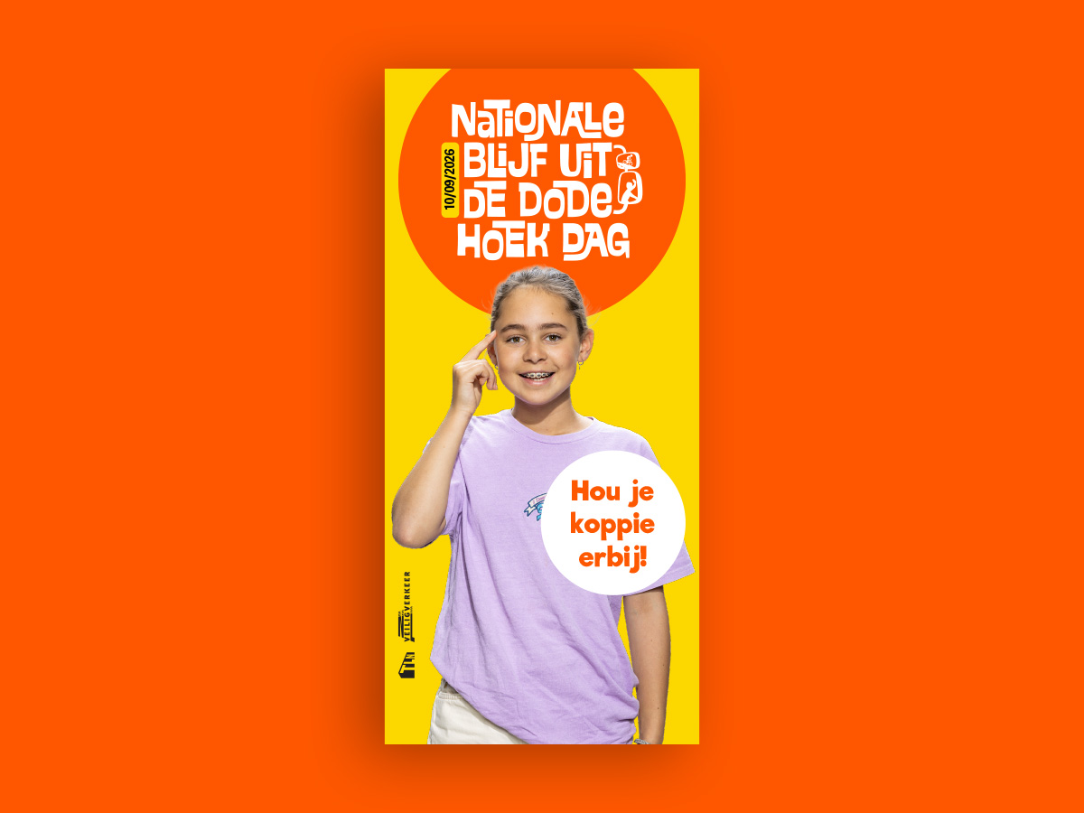 Voorbeeld van de antwoordstrook voor de Dode Hoek Dag 2026